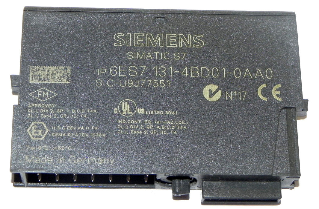 SIEMENS 6ES7-131-4BD01-0AA0 SIMATIC S7 INPUT MODULE 6ES71314BD010AA0