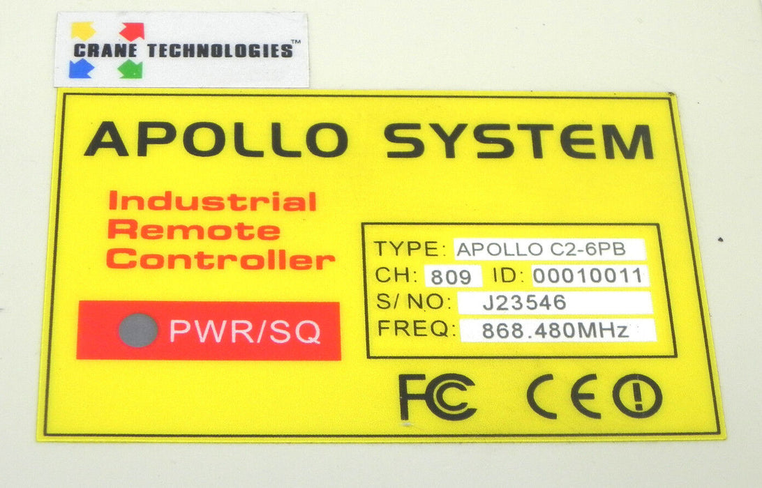 APOLLO C2-6PB CRANE CONTROL C26PB