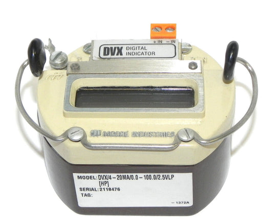 MOORE INDUSTRIES DVX DIGITAL INDICATOR DVX/4-20MA/0.0-100.0/2.5VLP