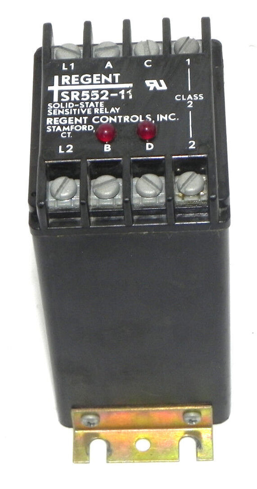 REGENT CONTROLS SR552-11 SOLID-STATE SENSITIVE RELAY SR55211