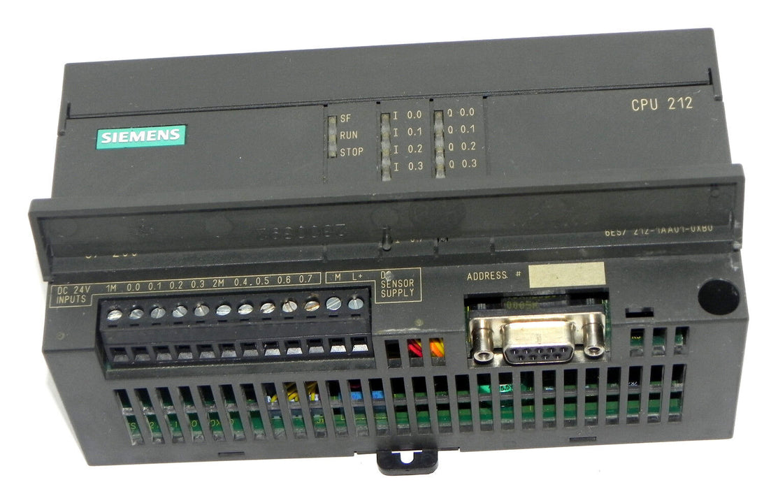 SIEMENS 6ES7-212-1AA01-0XB0 SIMATIC S7-200, 6ES72121AA010XB0 CPU 212, 21-28 VDC