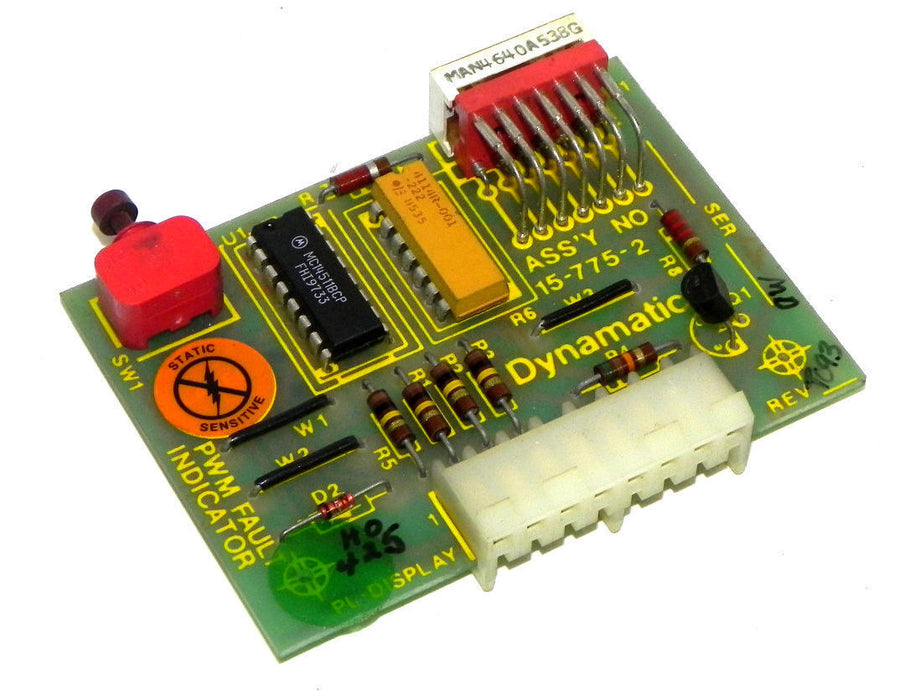 DYNAMATIC 15-775-2 FAULT INDICATOR PC BOARD 157752