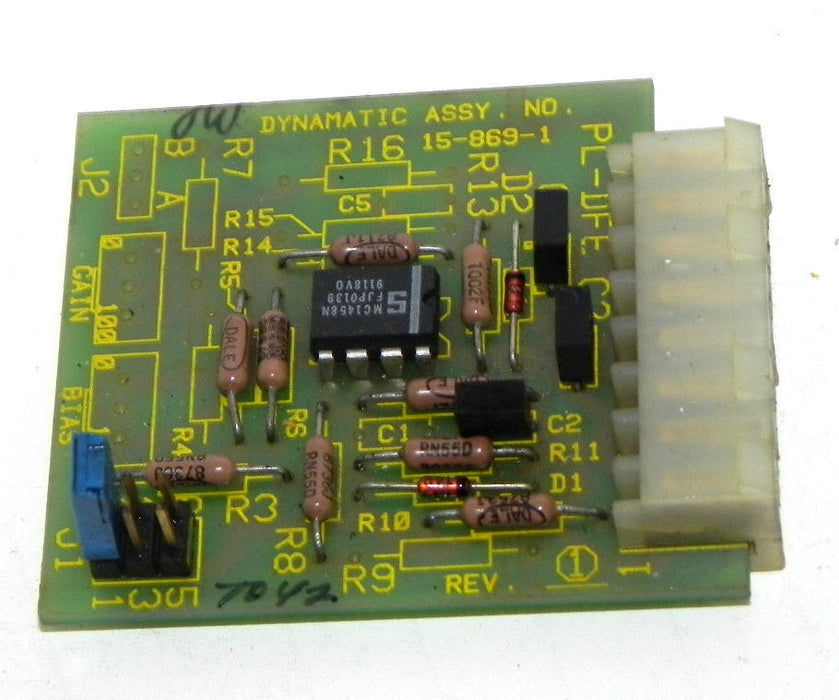 EATON CUTLER-HAMMER 15-869-1 DYNAMATIC ASSEMBLY BOARD 158691