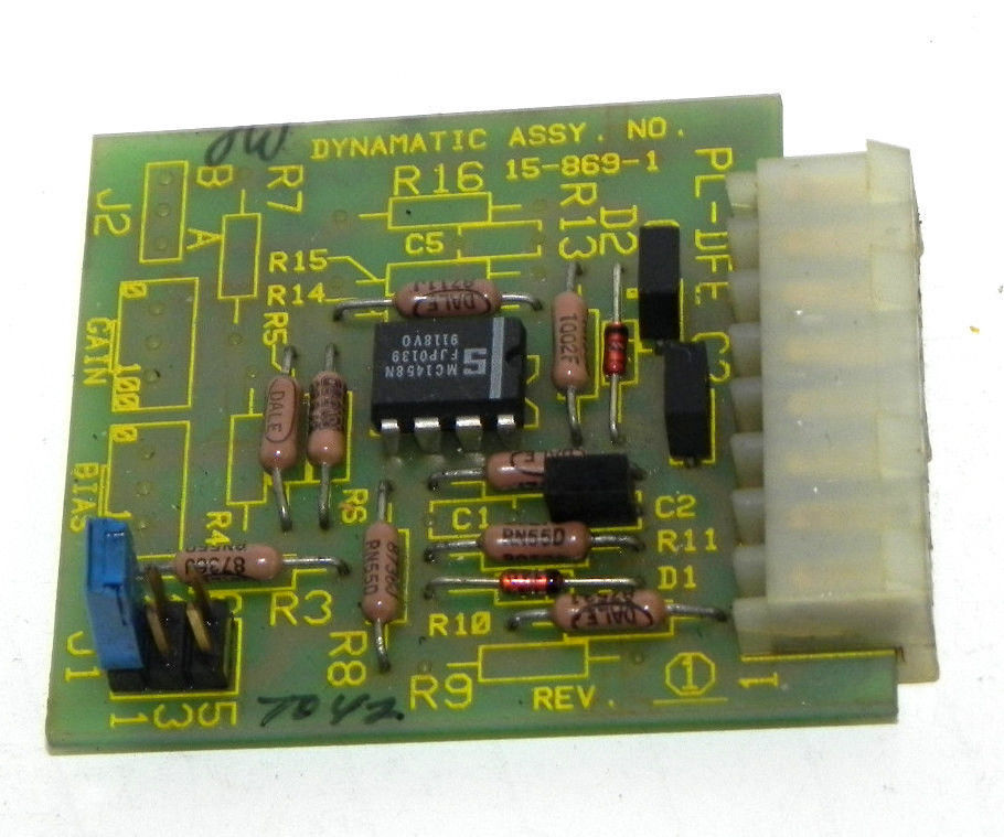 EATON CUTLER-HAMMER 15-869-1 DYNAMATIC ASSEMBLY BOARD 158691