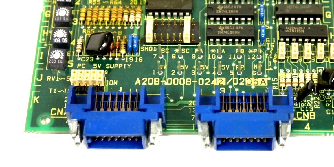 FANUC A20B-0008-0242/0205A PC BOARD A20B00080242 REPAIRED
