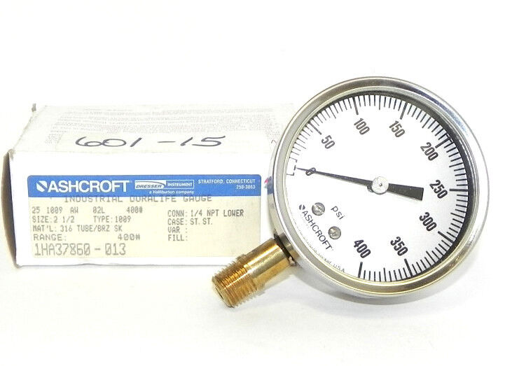 NIB ASHCROFT 1HA37860-013, RANGE 400#