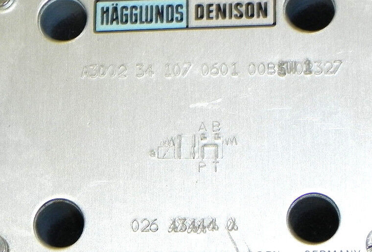 HAGGLUNDS DENISON A3D02-34-107-0601-00B5W01327 DIRECTIONAL VALVE HYDRAULIC