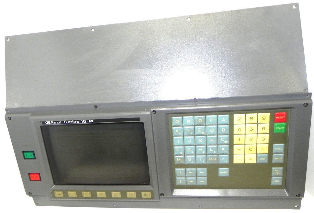 GE FANUC A02B-0094-C021 Ser. 15-M CRT/MDI UNIT A61L-0001-0092 N860-3161-T001/07A