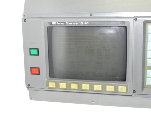 GE FANUC A02B-0094-C021 Ser. 15-M CRT/MDI UNIT A61L-0001-0092 N860-3161-T001/07A