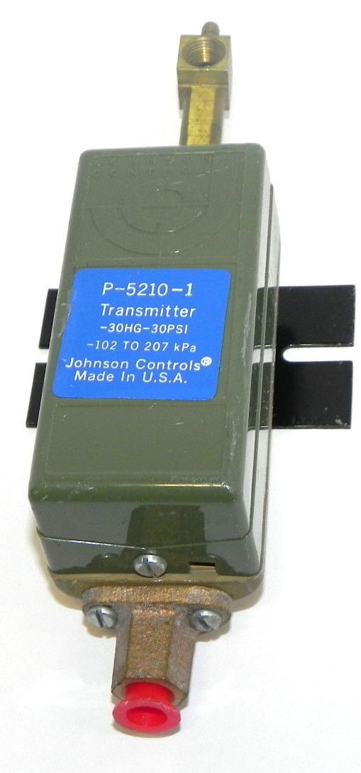 NEW JOHNSON CONTROLS P-5210-1 TRANSMITTER 30HC-30PSI 102 TO 207 kPa
