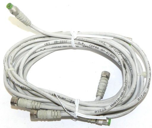 LOT OF 4, AUTOMATION DIRECT CDP08-0A-010-AA PATCH CHORD, CDP080A010AA