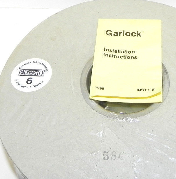 NEW, GARLOCK, 1 1/4", PACKMASTER 6, 10 #, 5SC