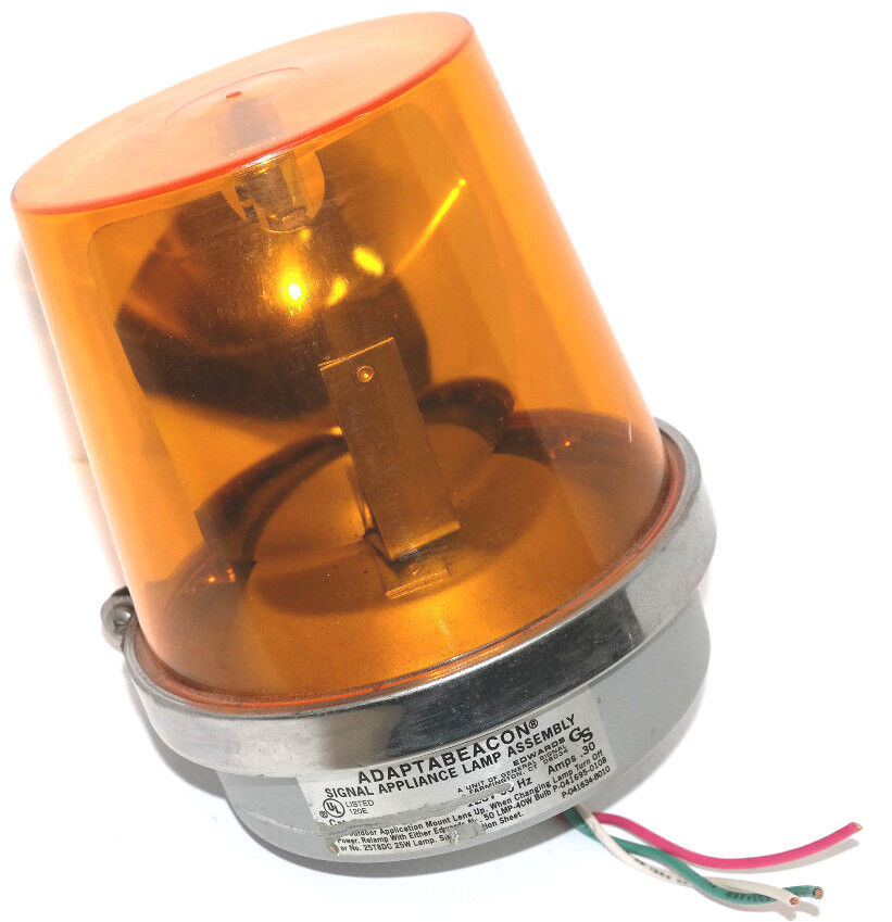 EDWARDS ADAPTABEACON 120V 60HZ 30A SIGNAL APPLIANCE LAMP ASSEMBLY 50 LMP-40W