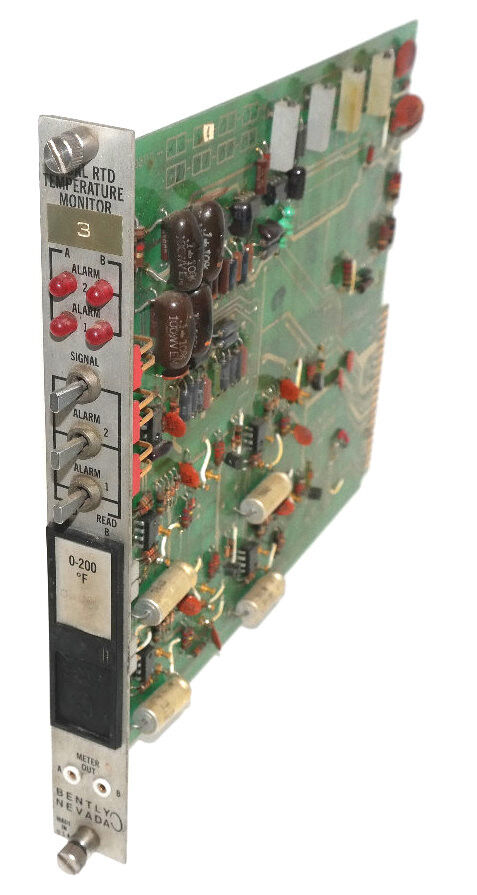 BENTLY NEVADA 90201-02E DUAL RTD TEMPERATURE MONITOR 90202-01