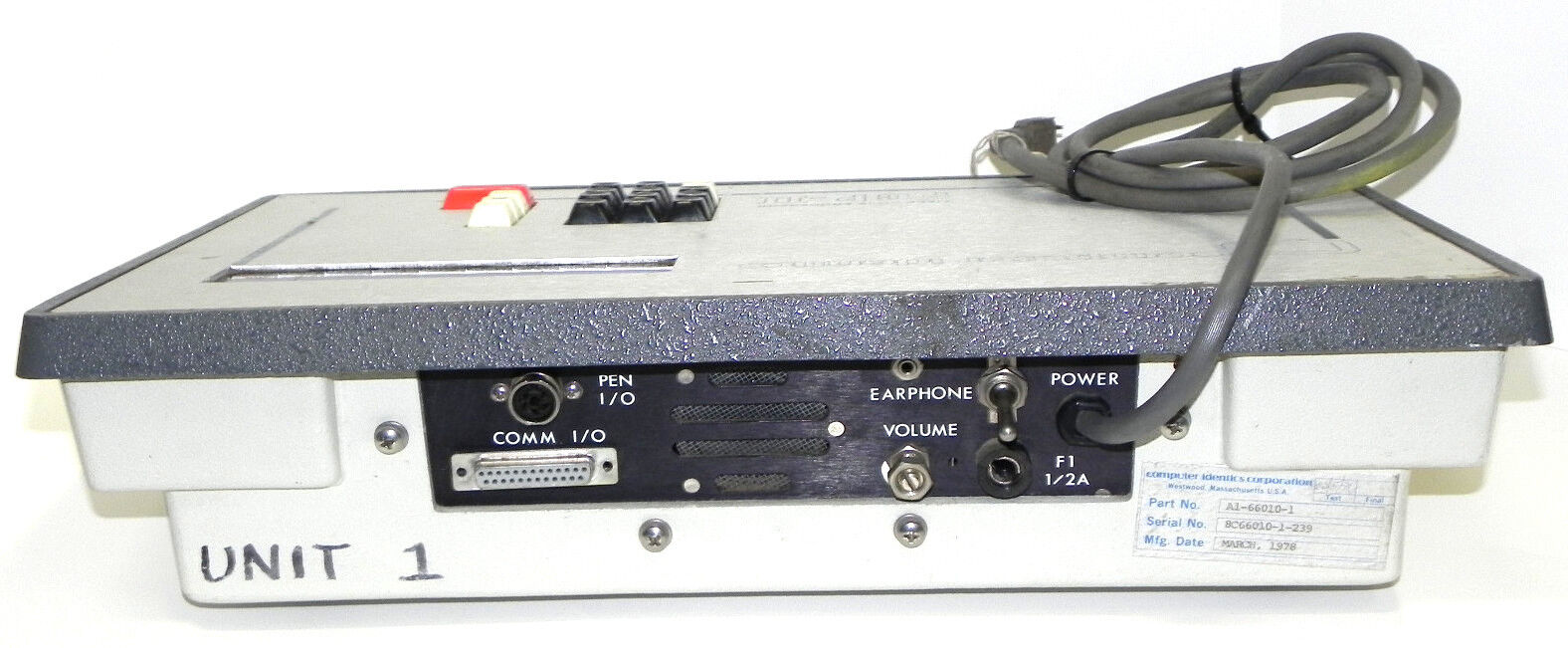 COMPUTER IDENTICS A1-66010-1 FIXED CODE PROCESSOR FCP-II