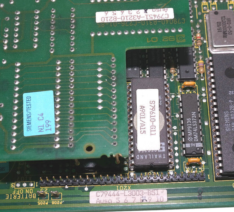 SIEMENS C79444-L3003-B51 PC BOARD C79451-A3210-B210, C79040-0310-C019-02-87