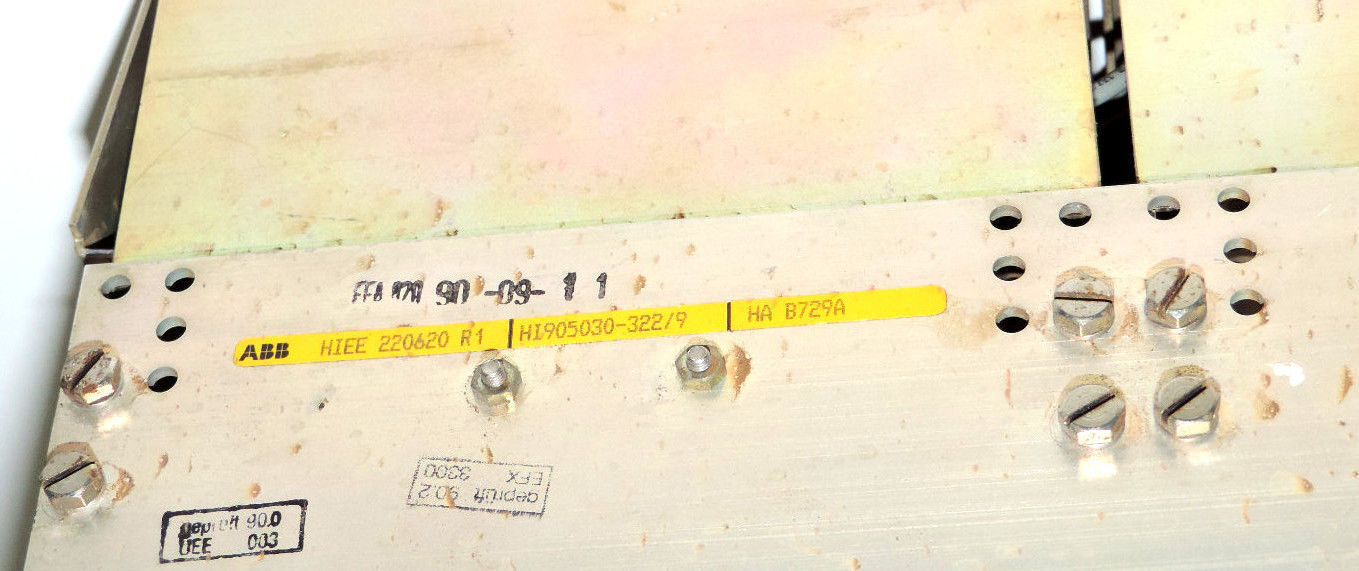 ASEA BROWN BOVERI ABB HIEE-220620-R1 RACK HI905030-322/9