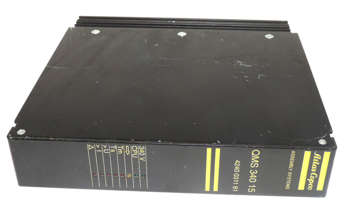 ATLAS COPCO 4240-0311-81 SERVO CONTROLLER QMS-340-15, 4240031181-0004, QMS34015