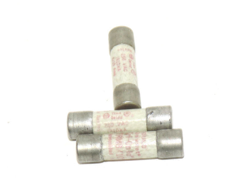 LOT OF 3 GOULD SHAWMUT TRM8/10 TRI-ONIC FUSES 8/10 AMP. 250 VAC TRM810