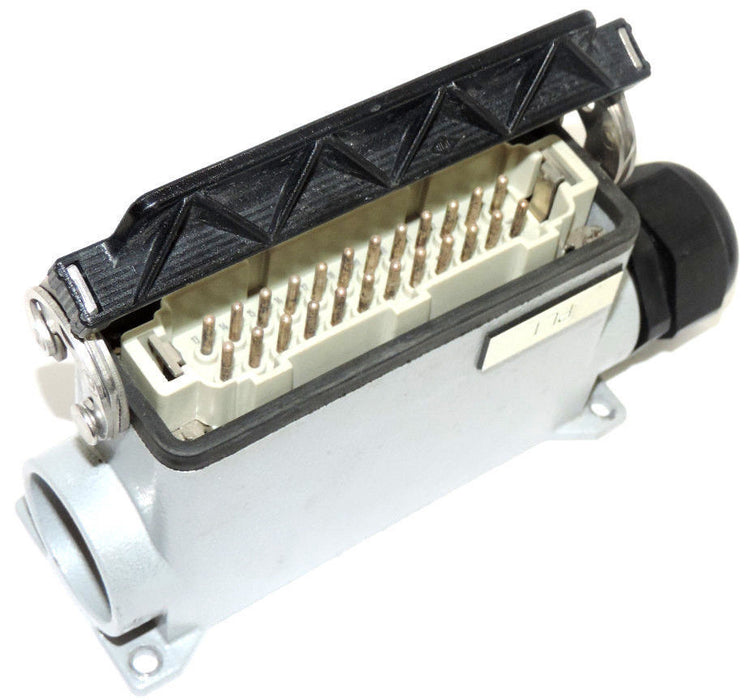 ILME 23493 SIDE ENTRY CONNECTOR HOOD WITH ILME 16A-500V MALE CONNECTOR