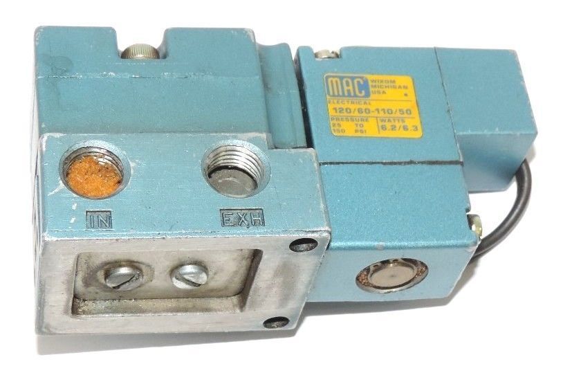 MAC VALVES INC 6112B-PM-111CA CONTROL VALVE 25-150 PSI 6112BPM111CA