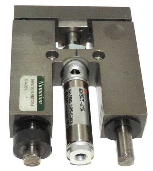 NUMATICS SH07501LB1ZCS4 SH SERIES LINEAR SLIDE WITH SMC NCMB075-0100 CYLINDER