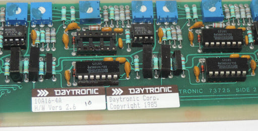 DAYTRONICS 10A16-4A QUAD PLATINUM RTD CONDITIONER CARD 10A164A H/W 2.6