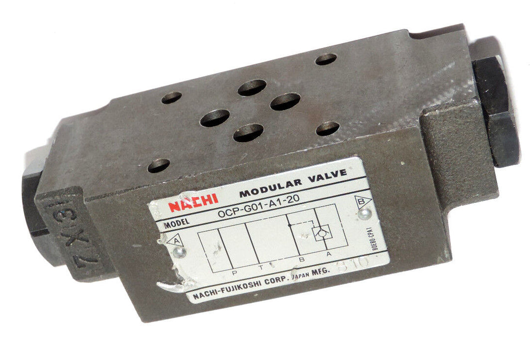 NACHI OCP-G01-A1-20 MODULAR VALVE OCPG01A120 PILOT OPERATOR VALVE