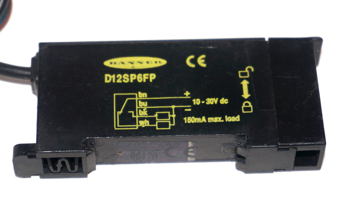 BANNER D12SP6FP PHOTOELECTRIC SENSOR