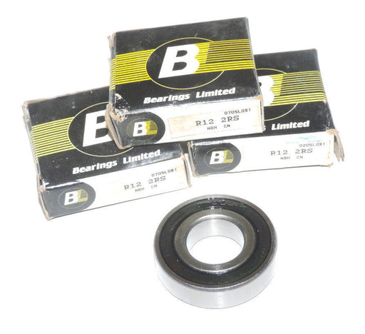 LOT OF 3 NIB BEARINGS LIMITED R12 2RS BEARINGS R122RS