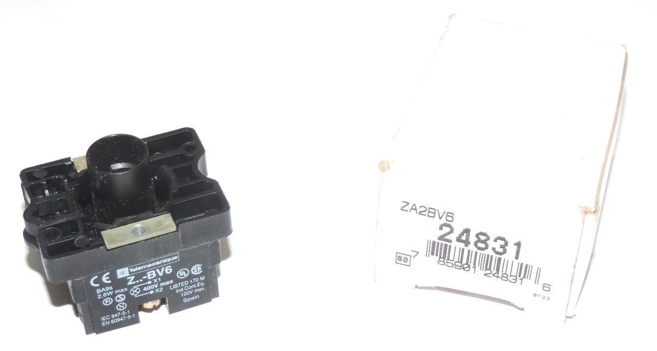 NIB TELEMECANIQUE ZA2-BV6 PILOT LIGHT MODULE 400V MAX ZA2BV6