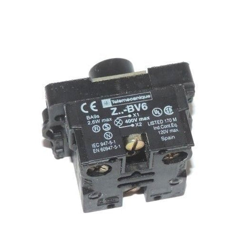 NIB TELEMECANIQUE ZA2-BV6 PILOT LIGHT MODULE 400V MAX ZA2BV6