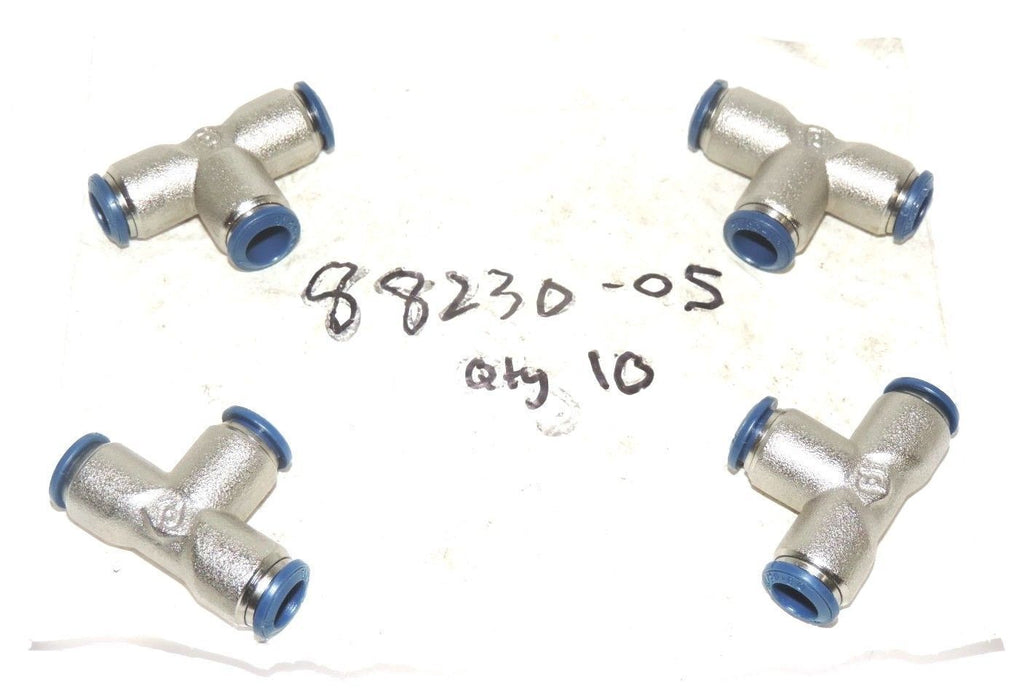 LOT OF 10 NEW ALPHA FITTINGS 88230-05 SWIVEL TEES 5/16"