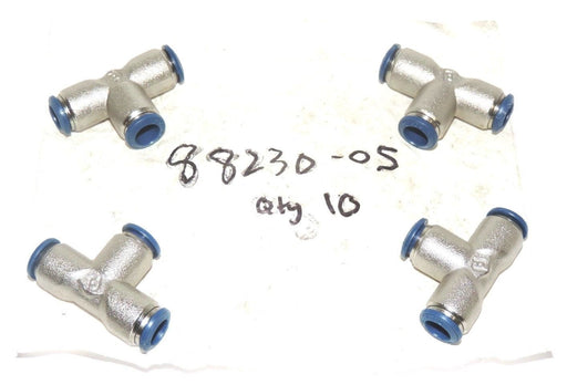 LOT OF 10 NEW ALPHA FITTINGS 88230-05 SWIVEL TEES 5/16"