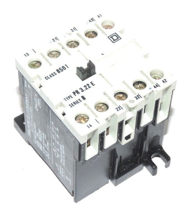 SQUARE D 8501-PR3.22-E RELAY, 4 POLE, 300 VAC