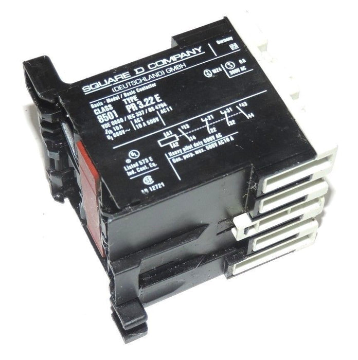 SQUARE D 8501-PR3.22-E RELAY, 4 POLE, 300 VAC