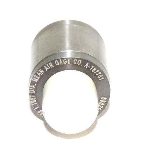 NEW MEAN AIR GAGE CO. 68025163-G8 PLUG GAGE 94-400-0498 1.1987 DIA. A-187761