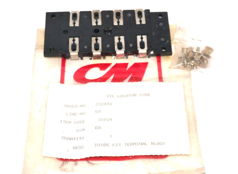 CM HOIST 232472 DIODE KIT TERMINAL BLOCK 36024
