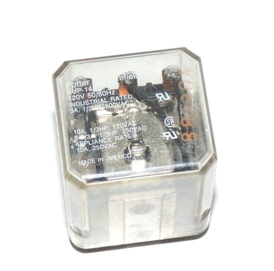 LOT OF 4 POTTER & BRUMFIELD KUP-14A35-120 RELAYS KUP-14A35120