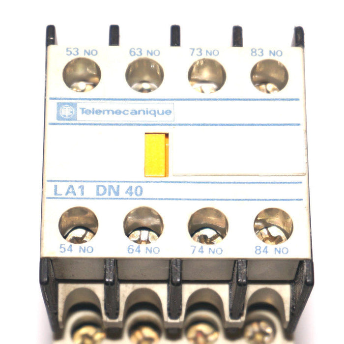 TELEMECANIQUE LP1D0910BD CONTACTOR LP1-D0910-BD 24V W/ LA1-DN-40