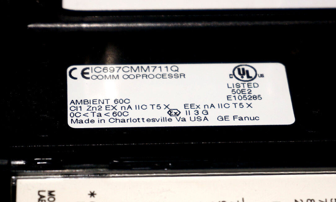 GE FANUC IC697CMM711Q COMMUNICATIONS PROCESSOR IC697CMM711