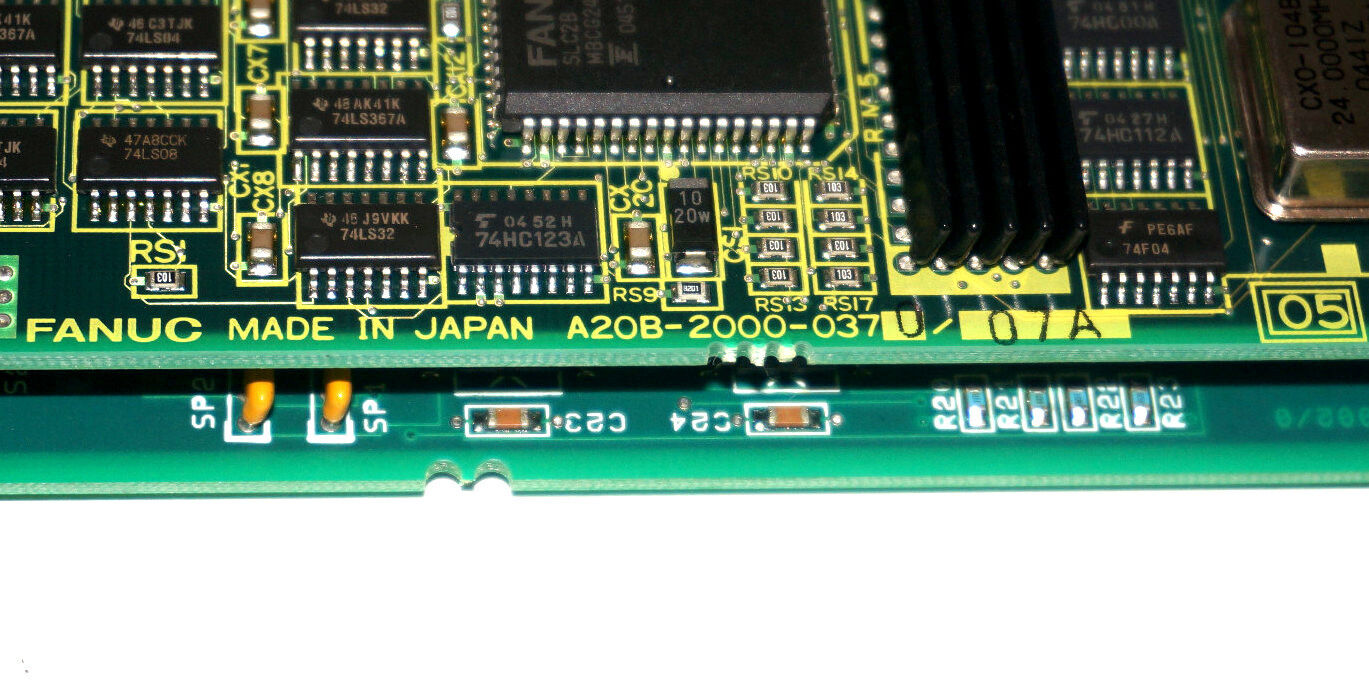 GE FANUC IC697BEM721D I/O LINK INTERFACE MODULE W/ A20B-2000-0370/07A BOARD