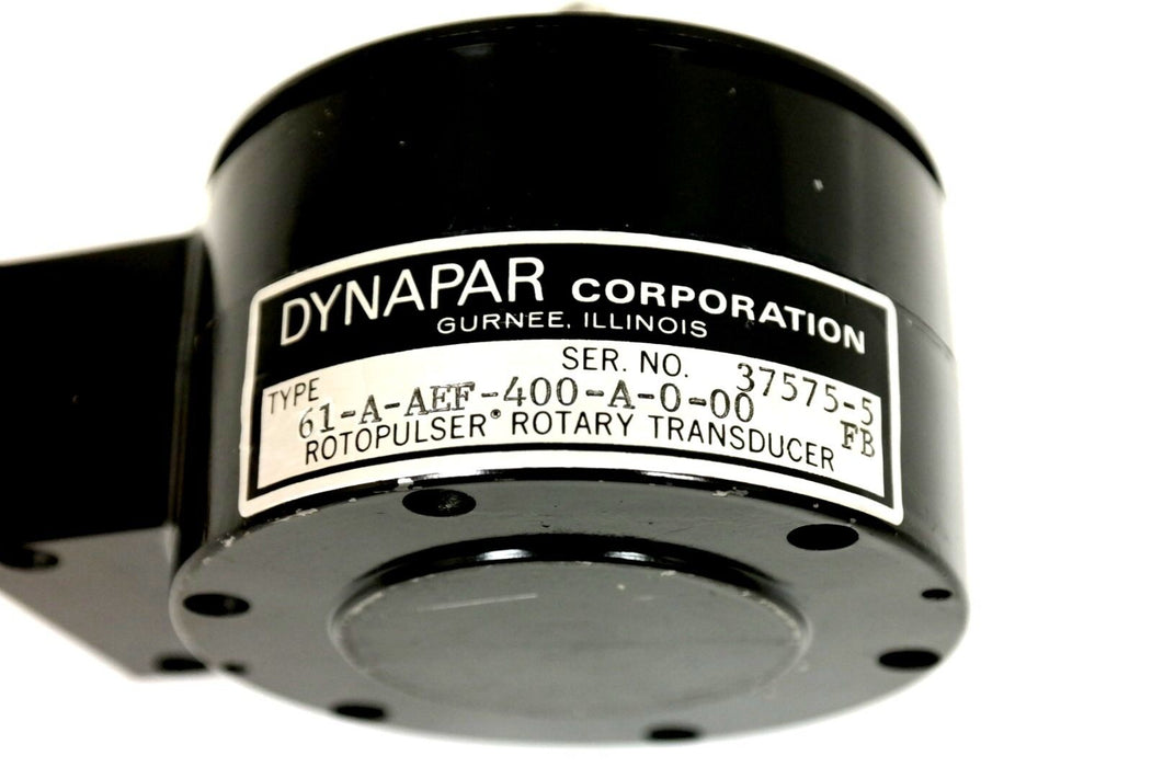 DYNAPAR 61-A-AEF-400-A-0-00 FB ROTOPULSER ROTARY TRANSDUCER 61AAEF400A000