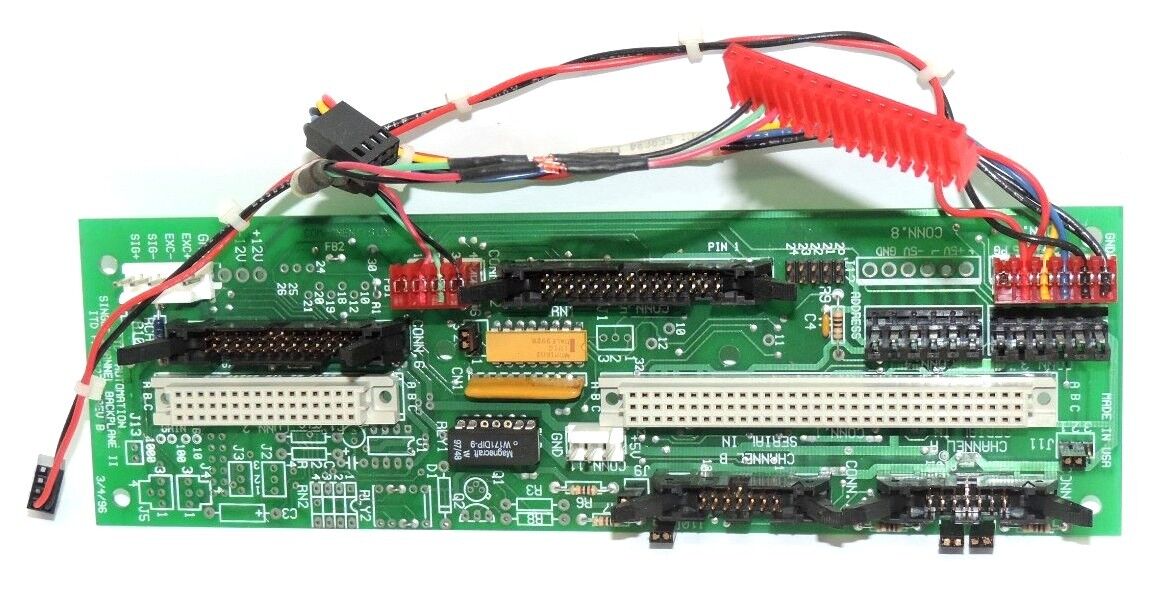 ITD AUTOMATION SINGLE CHANNEL BACKPLANE II, ITD P/N: 572707 REV. B