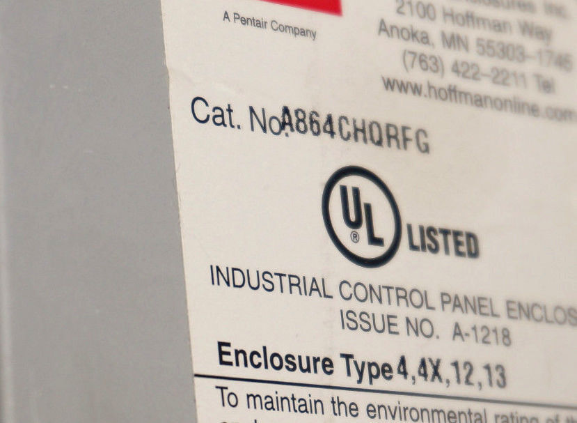 HOFFMAN A864CHQRFG ENCLOSURE ULTRASIL LIQUID/ ECOLAB
