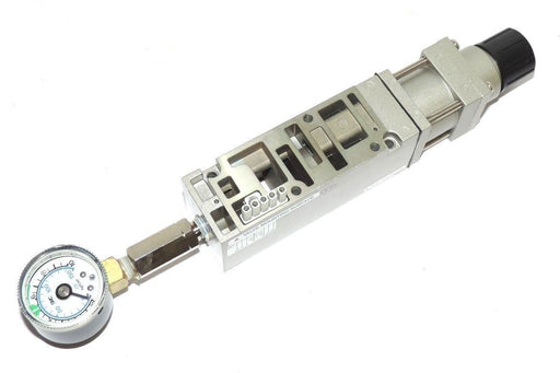 NEW SMC NARB4000F-P VALVE WITH 150 PSI GAUGE NARB4000FP