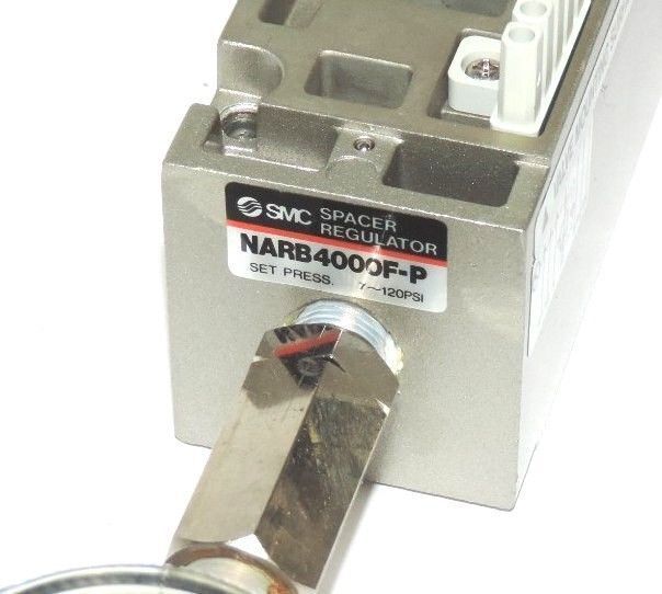 NEW SMC NARB4000F-P VALVE WITH 150 PSI GAUGE NARB4000FP