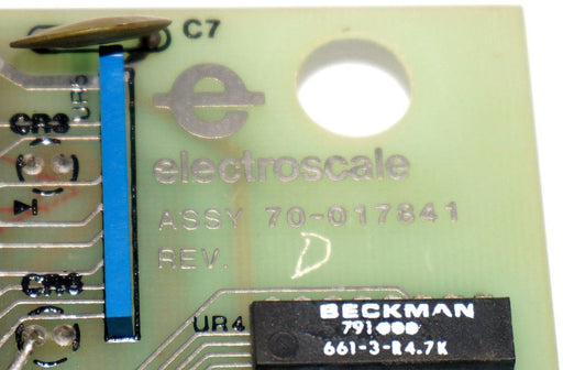 ELECTROSCALE 70-017841 PC BOARD REV D