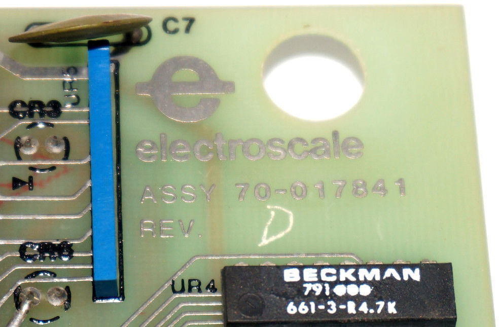 ELECTROSCALE 70-017841 PC BOARD REV D