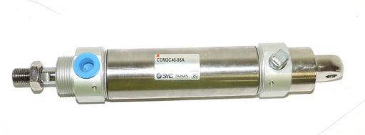 NEW SMC CDM2C40-85A ROUND BODY CYLINDER, AIR CUSHION, 145 PSI MAX, CDM2C4085A